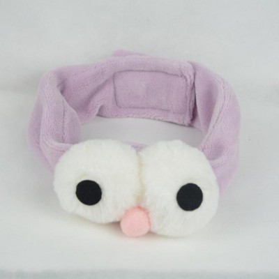 MAX PERIMETER 66CM MAKEUP HAIR BAND WASH FACE INS MICROFIBER CORAL FLEECE Cute Big Eyes headband