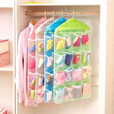 17.5*37 Inch Multi-Function Large Capacity Customized Storage Pockets Hanging Organizer Wall Storage Bag