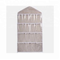 STOCK 44*78 CM 16 Pocket Socks Cotton Bag Organizer,Wall Hanging Storage Bag