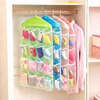 11*14*2 CM 16 Pouch Tie Cable Organizer BagTravel Make Up Organizer Bag,Multifunctional Hanging Storage Bag